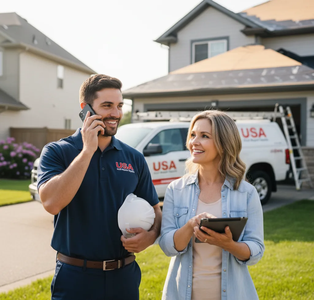 USA Roof Repair Experts customer support in Carteret